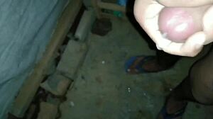 hot chica intensely masturbating her body