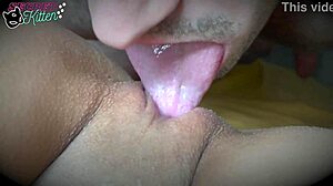 Ever seen such an intense close up of pussy licking action?