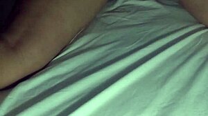 massage session on the wife at home