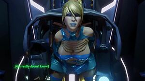 Samus hentai gets downright dirty in Rule 34 cartoon action. Unreal!