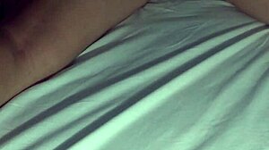 massage session on the wife at home