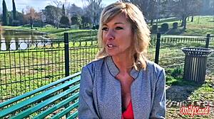 Emmy, the Belgian MILF, heats up in part 1