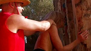 French Amateur Couple Gets Naughty with Outdoor Ass Fucking