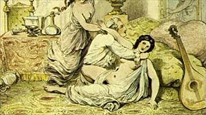 vintage hentai erotic illustration