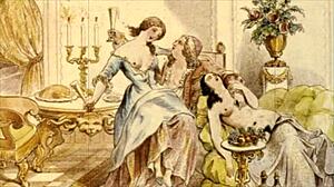 vintage hentai erotic illustration