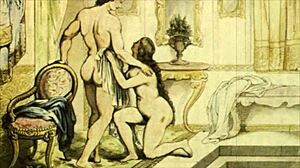 vintage hentai erotic illustration