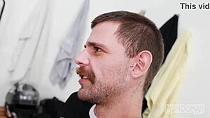 Soccer Partner Sucked in Locker Room