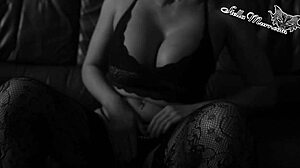 wanna see busty milf masturbate with dildo in lingerie?