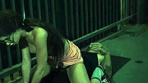 B Virgin in Euro Bondage Gets Outdoor Domination by Bold Guys