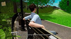 ripples 32 in the anime game with ripped outfits.