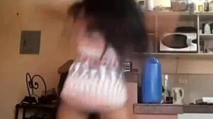 Hey, watch this Filipina strip down with ripped clothes!