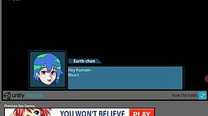 Exploring the planet earth in anime style