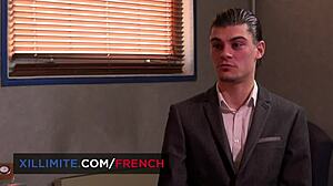 Busty redhead French MILF Julie Valmont anal sex