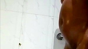 Damn! Fine Ass Sexy Girlfriend Teases Body Under Hot Shower Stream