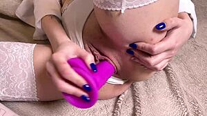 Eva Deva Slams a Toy Deep After University