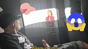 Risky Public Jerking For Student Who Loved My Cock!