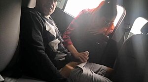 Risky Public Jerking For Student Who Loved My Cock!