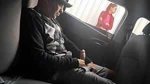 Risky Public Jerking For Student Who Loved My Cock!