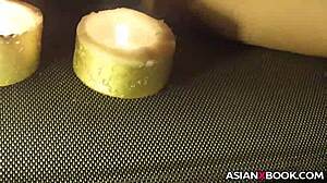 Horny ASIAN Babe MASTURBATES For Maledom