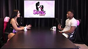 Beautiful Brazilian Loses Jerk Off Game, Shows Big Tits In Sheer Red