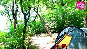 Hey, did you catch that solo masturbation girl out camping in the woods?