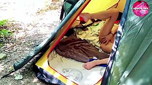 Hey, did you catch that solo masturbation girl out camping in the woods?