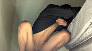 Young Gay Boy Rides Huge Cock for Multiple Orgasms