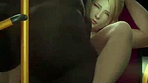 She possesses large breasts and a big ass intriguingly