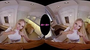 Hey, wanna see this big titty blonde teen smashed in kitchen VR?