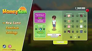 honeysun walkthrough hgame with big tits handjob blowjob deepthroat creampie