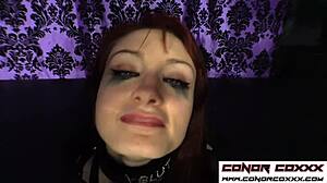 Conorcoxxx Gives Violet Monroe Sloppy Deepthroat Blowjob
