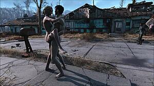 Wow! Fallout 4 Sanctuary By Night in Wild 3D Action!