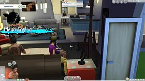 sims 4 wicked mod fun with neighbor's huge cock