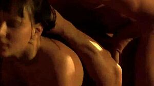 Man, young village bitch rocks a hot threesome! 🔥