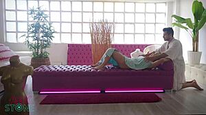 colombian hottie with huge ass enjoys massage and hard dick