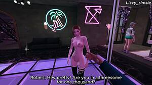 Rich guy pays strippers for a night in the club