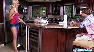 anikka albrite licking up his cum in shoes heels pornstar doggystyle bent over sucking blowjob cock classy 😈