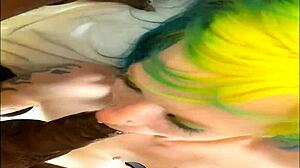 i'm a skinny whore sucking that big black dick so eagerly, interracial fun