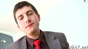 frantic and wild gay sex with sucking and banging