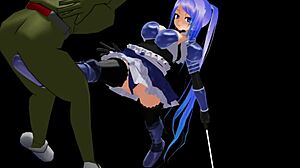 hentai hero girl ciska in wild action