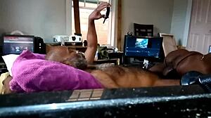 Thot in Texas - real homemade ebony threesome with wet shaved pussies