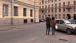 Casual Teen Sex Turns Wild with Evelyn Cage in Fetish Doggystyle Action. Her Hairless Body Shines!