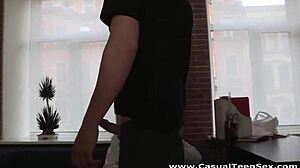 Casual Teen Sex Turns Wild with Evelyn Cage in Fetish Doggystyle Action. Her Hairless Body Shines!