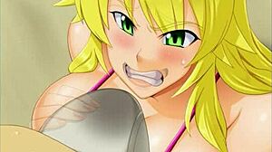 Hentai weeb get lucky with blond milf 😏