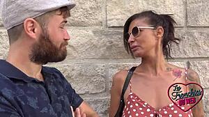 Sexy Brunette Slut Charlotte Gets Assfucked with Tattoos