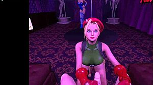 Cammy White Rides Cock In Crazy Virtual Reality Cosplay Game