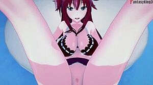 Xenovia and Rias Gremory are fucking in this crazy HS DXD NTR hentai madness