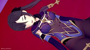 mona wants fucking in love hotel! 😍 genshin impact