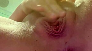 Close-up fingering leads to creampie and anal