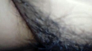 hey babe, check out my wife's hairy vagina wide open!
